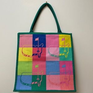 Masters Tournament Pop Art Logo Jute Tote Bag!!🔥🔥🔥